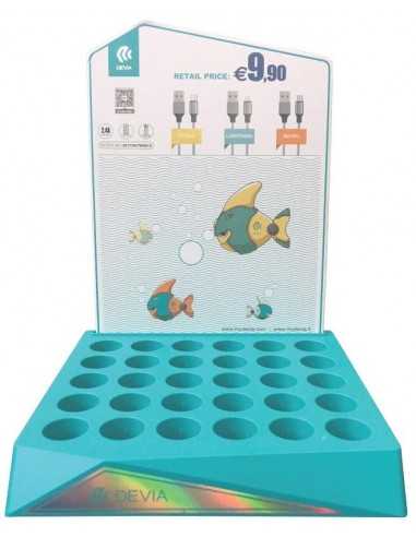 Espositore Vuoto per cavi Bubble Fish 30 posti