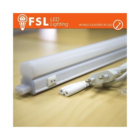 T5 LED Reglette 8W 700LM 4000K G5 Size: 570x22.5x38.5