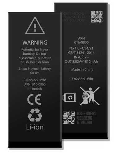 Batteria per iPhone 6, 1810mAh