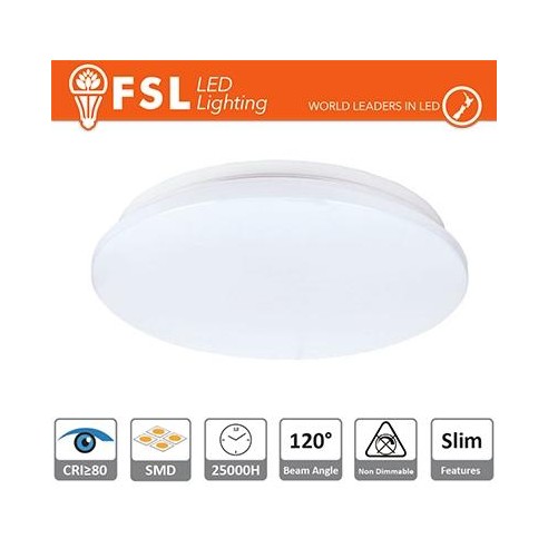 Plafoniera SLIM 25W - 3000K 1550LM 120º 380X55 mm +CRI 80