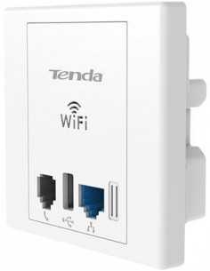 Wireless N300 Wall Plate Access Point con porta USB