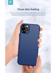 Cover in Silicone e protezione camera per iPhone 11 Blu