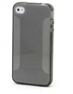 Nera TPU JELLY plastica trasparente for iphone 4/4s 1.5MM