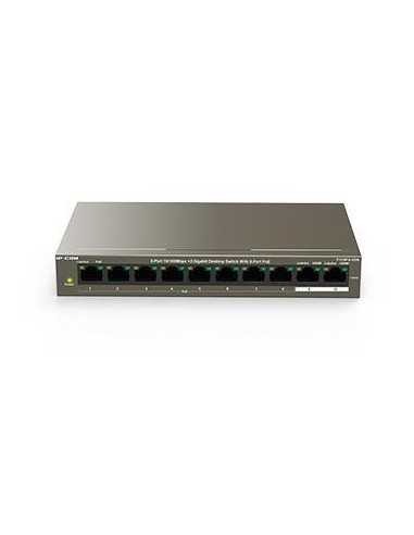 IP-COM F1110P 2 porte Gbps + 8 porte PoE 10/100Mbps switch