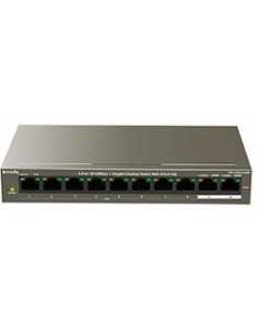 Switch 102W 8 porte PoE10/100Mbps + 2 Gb TEF1110P-8-102W