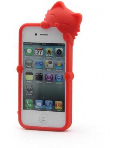 Rosso gato style silicone case for iphone 4/4s