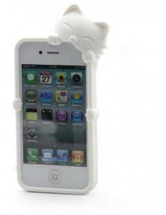 Bianca gato style silicone case for iphone 4/4s