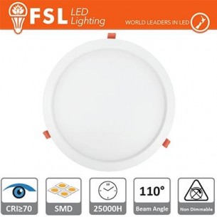 Downlight LED IP20 24W 4000K 1950LM 110° FORO:285mm