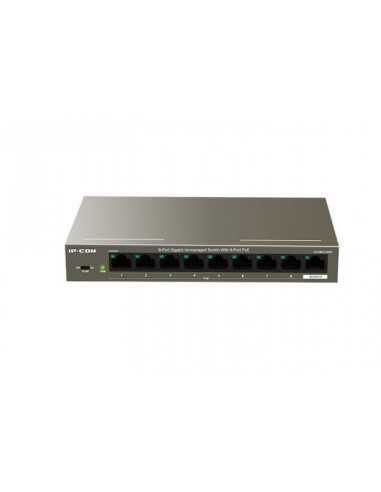 Switch 9 porte Gbit con 8 porte PoE+ IP-COM IC-G1109P-8-102W