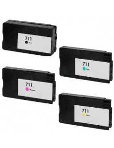 80ml Pigment Black Com HP T120,T125,T130,T520,T525,T530H711
