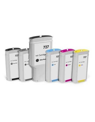 Ciano Compatible Hp Designjet T1500,T2500,T920-130Ml 727