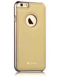 Custodia in Pelle Vista Logo per iPhone 6S/6 Champagne Gold