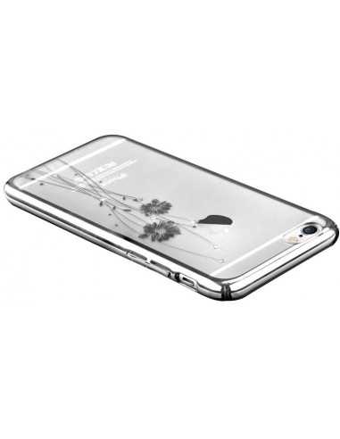 Custodia con Swarovski per iPhone 6/6S Crystal Ballet Silver