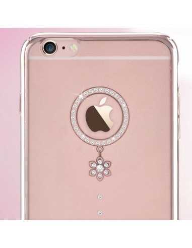 Custodia Swarovski per iPhone 6/6S Crystal Camelia Bianca