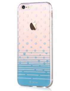 Custodia Vango soft Polka per iPhone 6S/6 Plus Blu