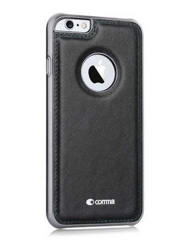 Custodia in Pelle Vista Logo per iPhone 6S/6 Plus Nera