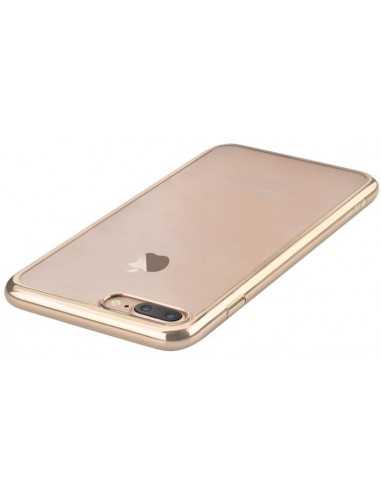 Cover Glimmer con Retro Flessibile per iPhone 7 & 8 C.Gold