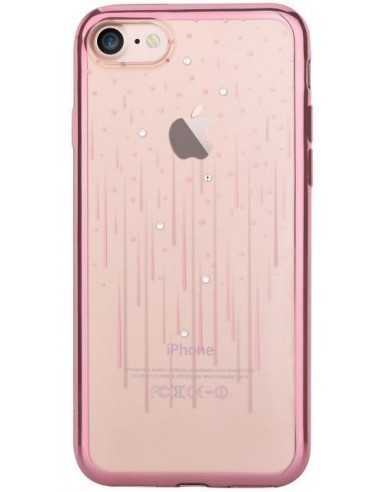 Cover Soft Meteor Crystals from Swarovski iPhone 7 Rose Gold