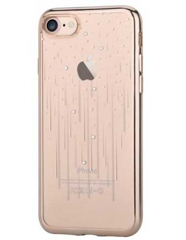 Cover Soft Crystal Meteor Swarovsky iPhone 7 Plus Cham. Gold