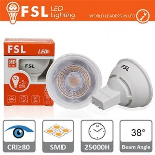 GU10 Lampadina LED - 6W 3000K 500LM 38° CRI80