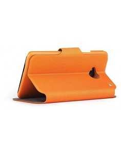 Cover Rock Flexible series HtC One M7 Arancione