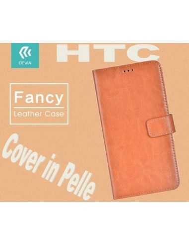 Custodia a Libro in Pelle Per HTC A9 Marrone