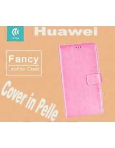 Custodia a Libro in Pelle Per Huawei P9 Rosa