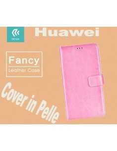 Custodia a Libro in Pelle Per Huawei P8 Rosa