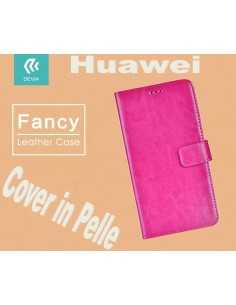 Custodia a Libro in Pelle Per Huawei G8 Mini Rossa