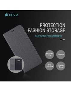 Cover libro Devia Flip Case per Huawei Honor Y6 II 5A Nera