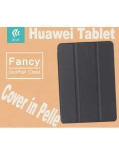 Custodia a Libro in Pelle Per Huawei 10 FHD Nera