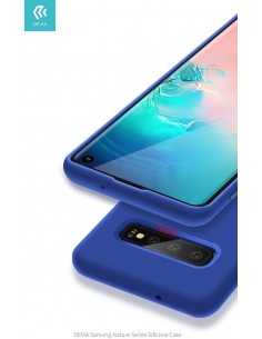 Cover Protezione per Samsung S10e in Silicone Morbido Blu