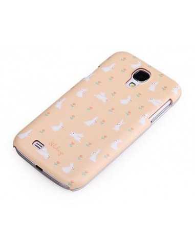 Cover Rock ann's Garden protective shell samsung S4 pink bun