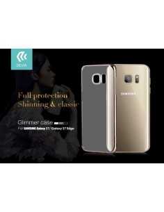 Cover Glimmer 0.6 mm per Samsung Galaxy S7 Nera