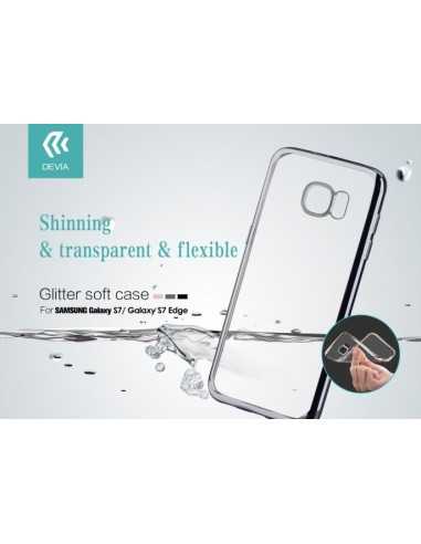 Cover Glitter Soft per Samsung Galaxy S7 Oro