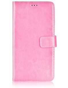 Custodia a Libro in Pelle Per Samsung Galaxy S7 Rosa