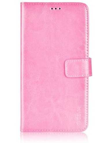 Custodia a Libro in Pelle Per Samsung Galaxy S7 Rosa