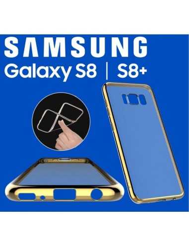 Cover Glitter Soft per Samsung S8 Champagne Gold