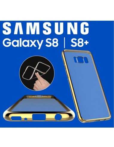 Cover Glitter Soft per Samsung S8 Plus Champagne Gold