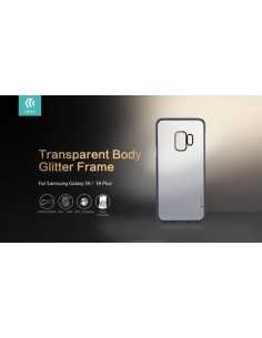 Cover Protezione Glitter Soft per Samsung Galaxy S9 Nero