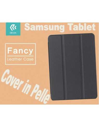 Custodia in pelle per Tablet Samsung TabS2 8 9.7 T815 Nera