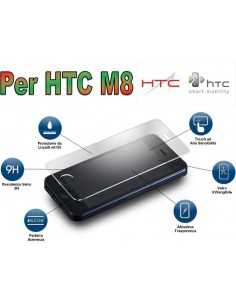 Pellicola Protezione in Vetro Temperato 9H per HTC M8