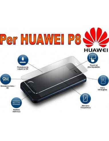 Pellicola Protezione in Vetro Temperato 9H per Huawei P8