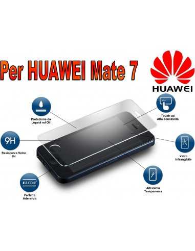 Pellicola Protezione in Vetro Temperato 9H per Huawei Mate 7