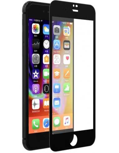 Pellicola vetro Anti Impronte Full per iPhone 8/7 Plus Nera