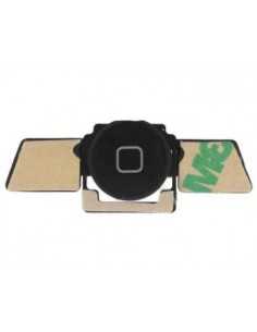 Pulsante Home assemblato per iPad 3 e 4 Nero