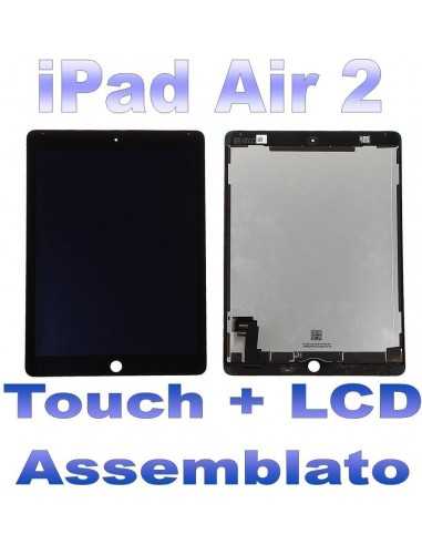 LCD + Touch Assemblato per iPad 2 Air Nero Grado AAA+