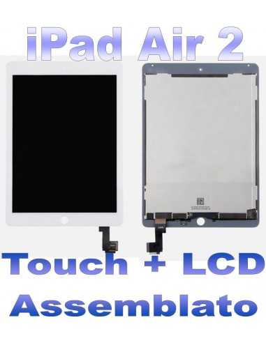 LCD + Touch Assemblato per iPad 2 Air Bianco Grado AAA+