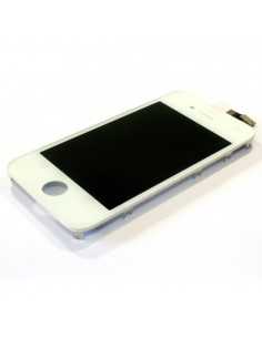 LCD LG Retina Antipolvere Telaio per iPhone 4 Bianco AAA+