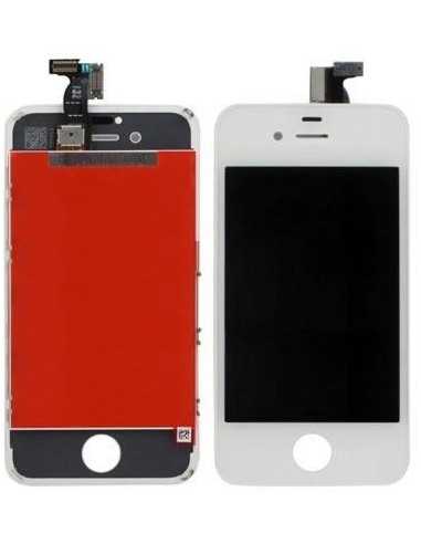 LCD LG Touch+Retina Antipolvere iPhone 4S Bianca AAA+